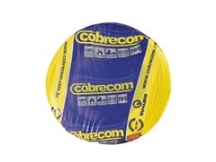 CABO FLEXÍVEL 750V 6MM AMARELO ROLO 100M COBRECOM