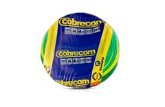 CABO FLEXÍVEL 750V 6MM VERDE ROLO 100M COBRECOM