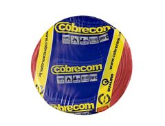 CABO FLEXÍVEL 750V 6MM VERMELHO ROLO 100M COBRECOM