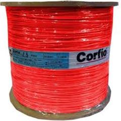 CABO FLEXÍVEL 750V 6MM VERMELHO BOBINA 500M  CORFIO